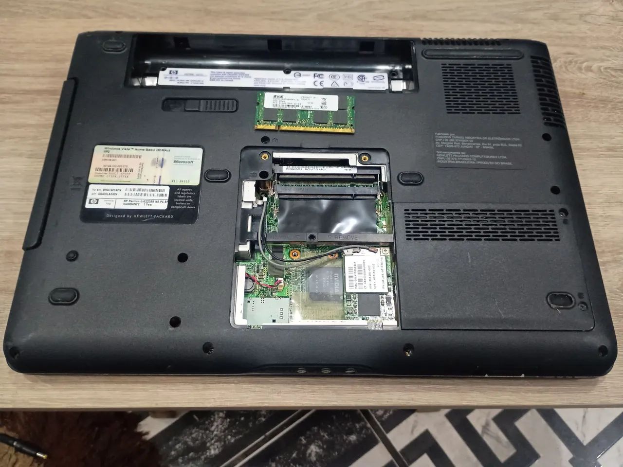 Notebook Hp pavilion entertainment para retirar peças  - Foto 4