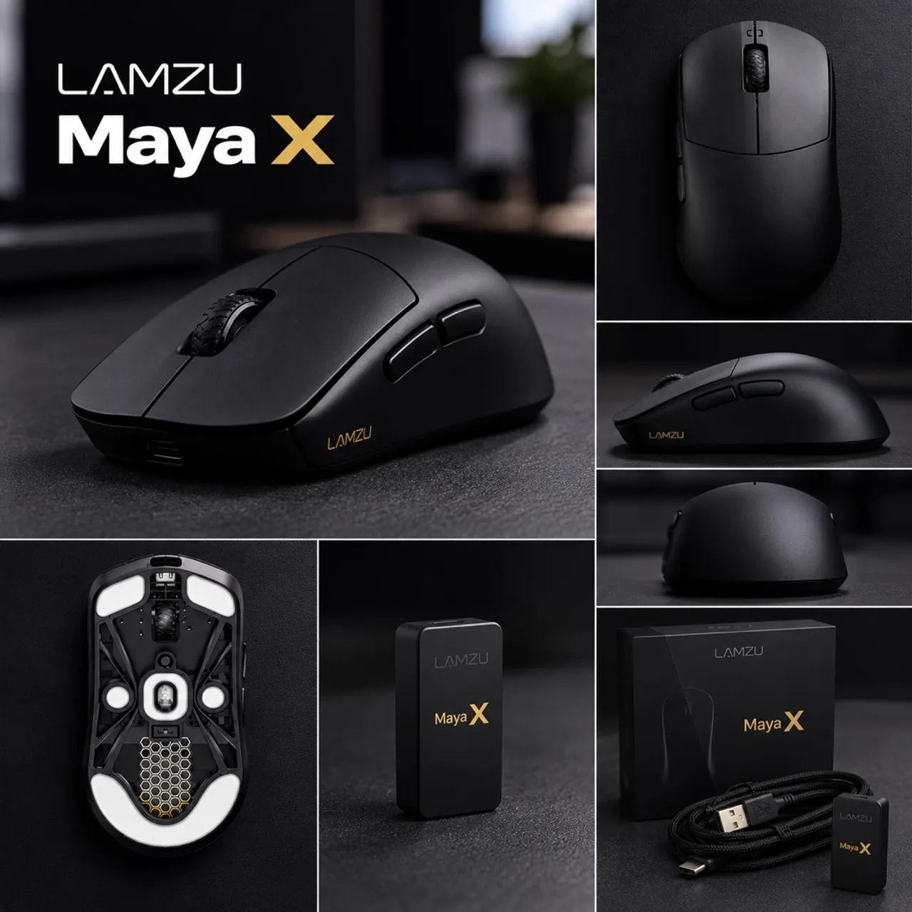 Lamzu maya X 8K Black