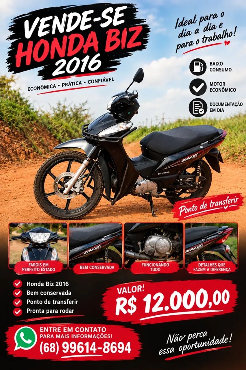 Moto a venda 