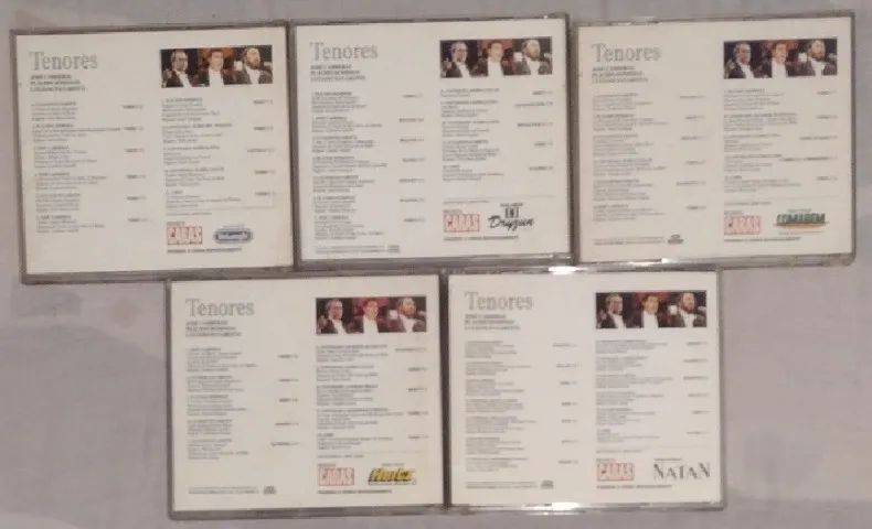 5 Cd's de 1990 "Tenores" Volumes 2,3,4,5 e 6 - Caras - Foto 2