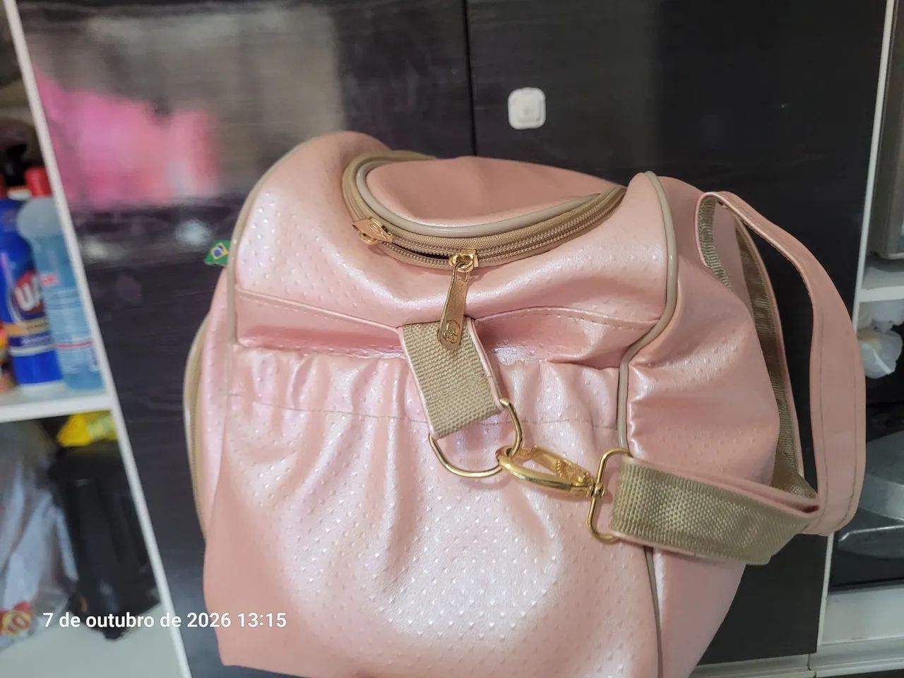 Bolsa Miliu Maternidade Rosa - Muito Conservada - Foto 3