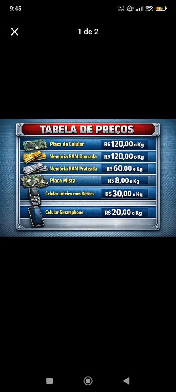 Compra de placas, sucata eletrônica 