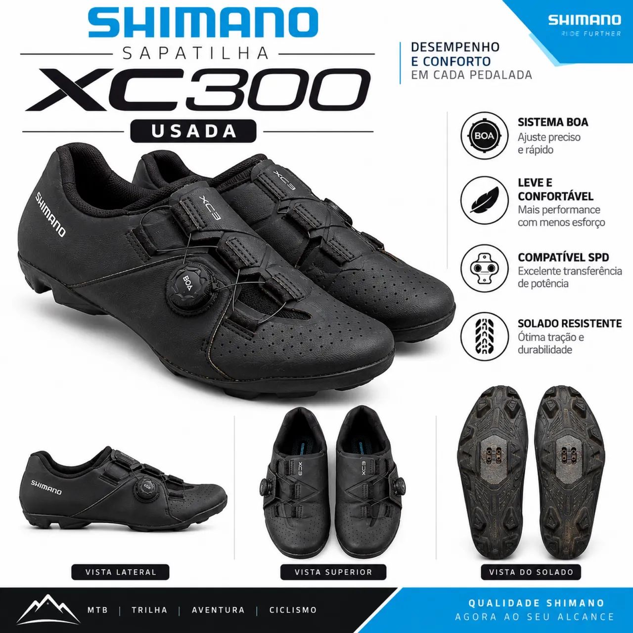 Sapatilha shimano Xc300