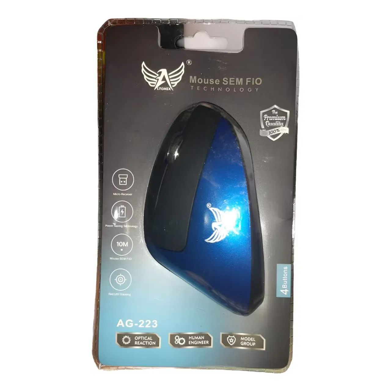 Mouse ergonômico sem fio  - Foto 2