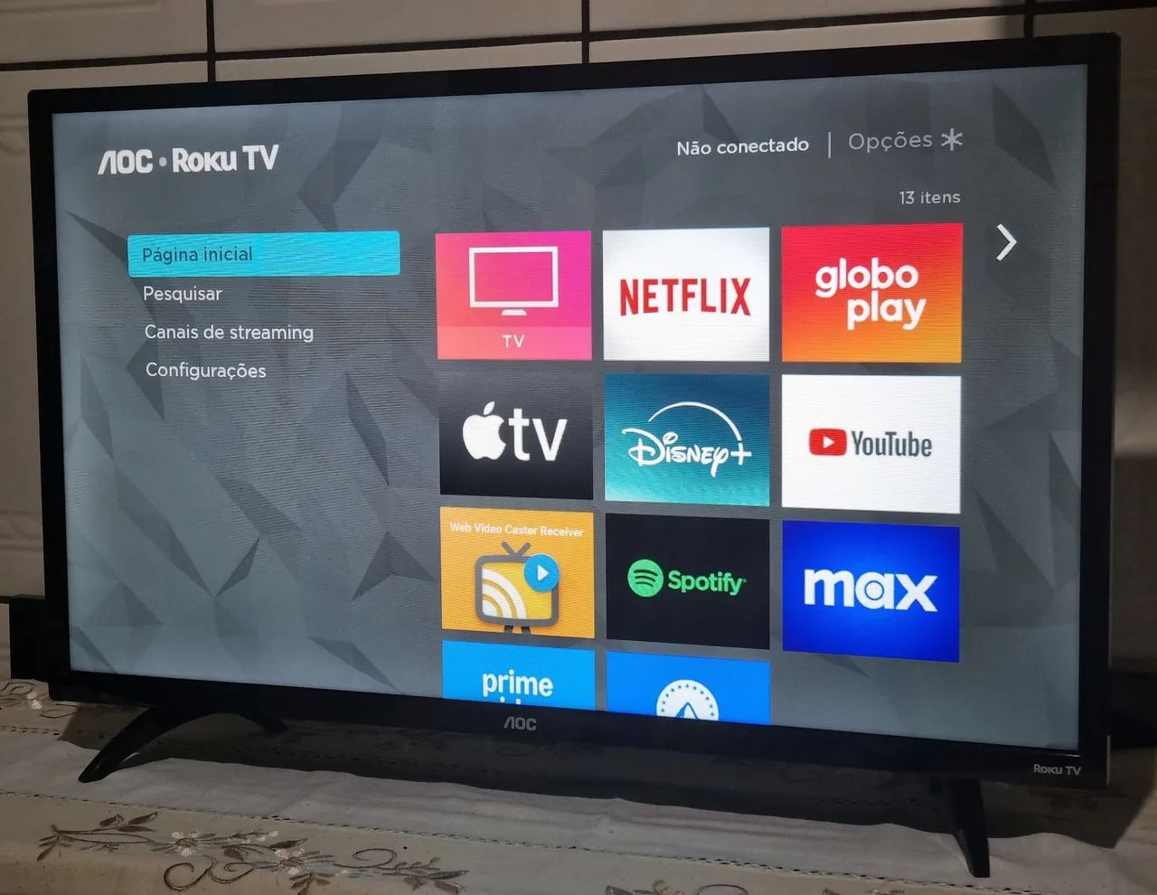 Tv Smart 43 polegadas AOC Roku  - Foto 2