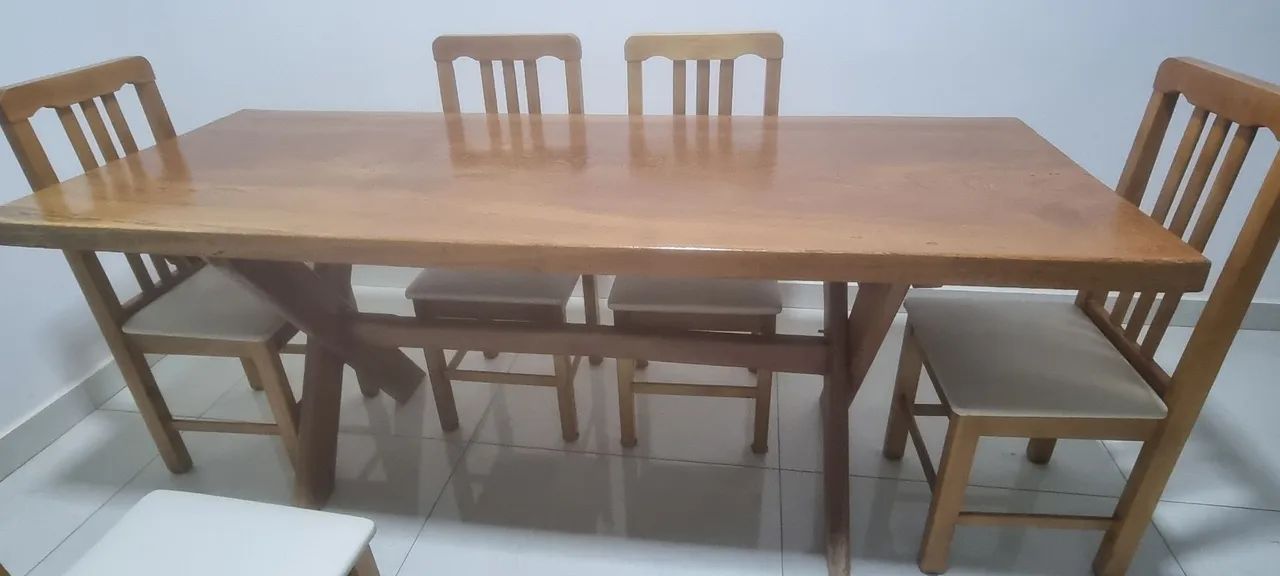 Mesa madeira  - Foto 4