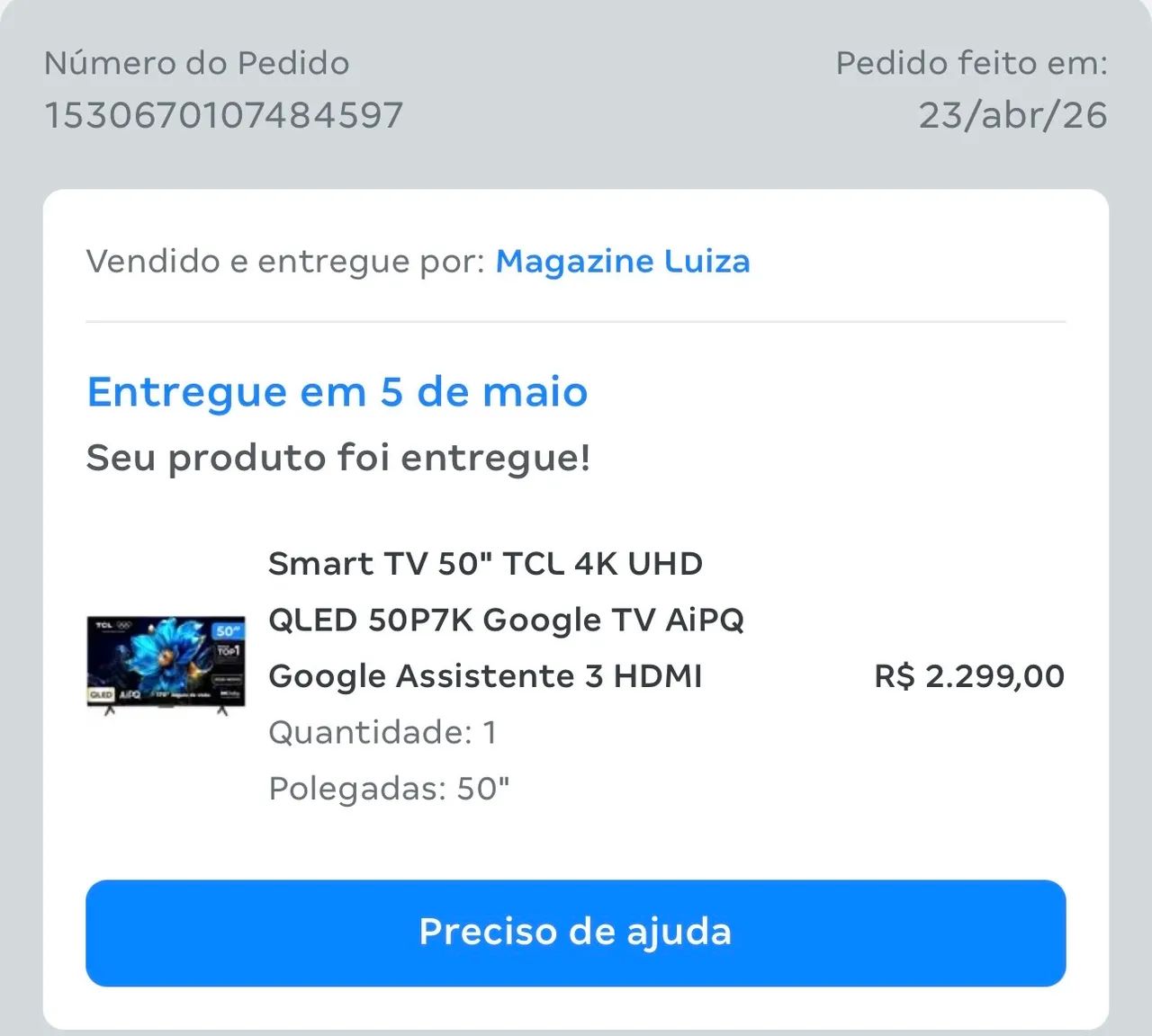TV 50 polegadas ( 3 meses de uso )  - Foto 4