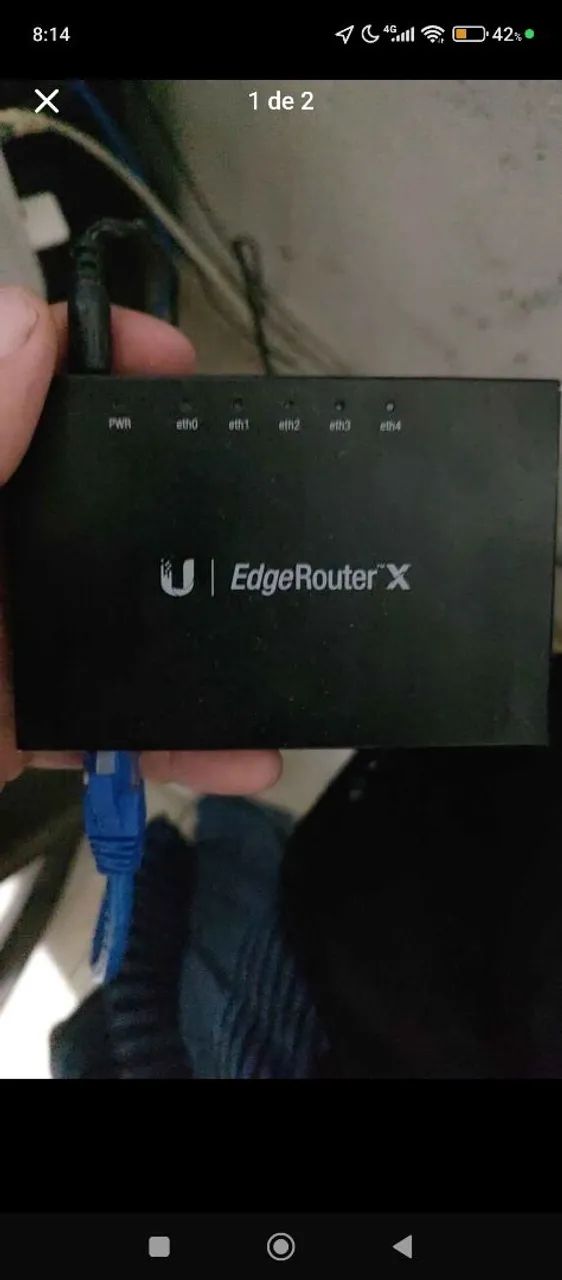 Roteador edgerouter 