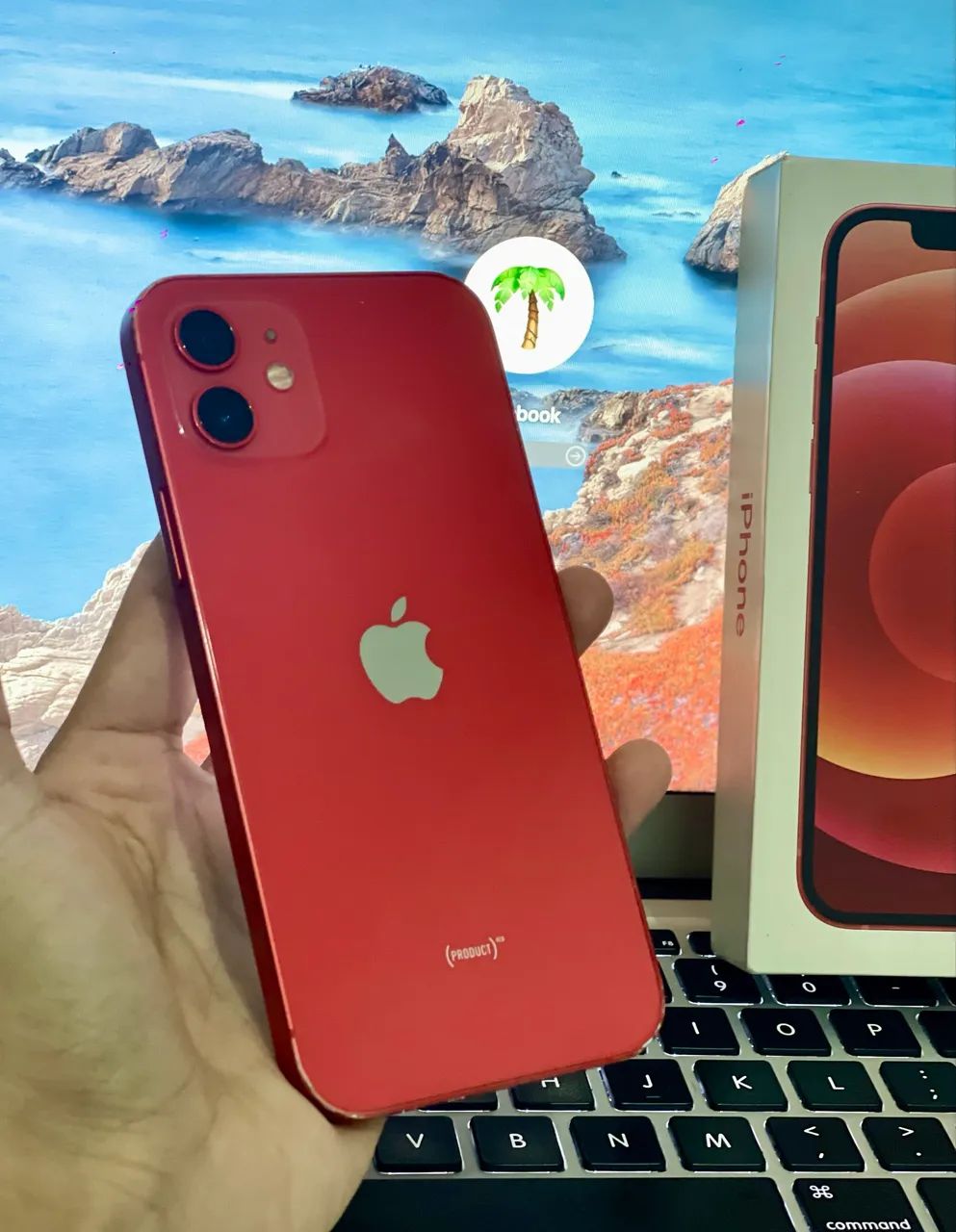 iPhone 12 64gb vermelho