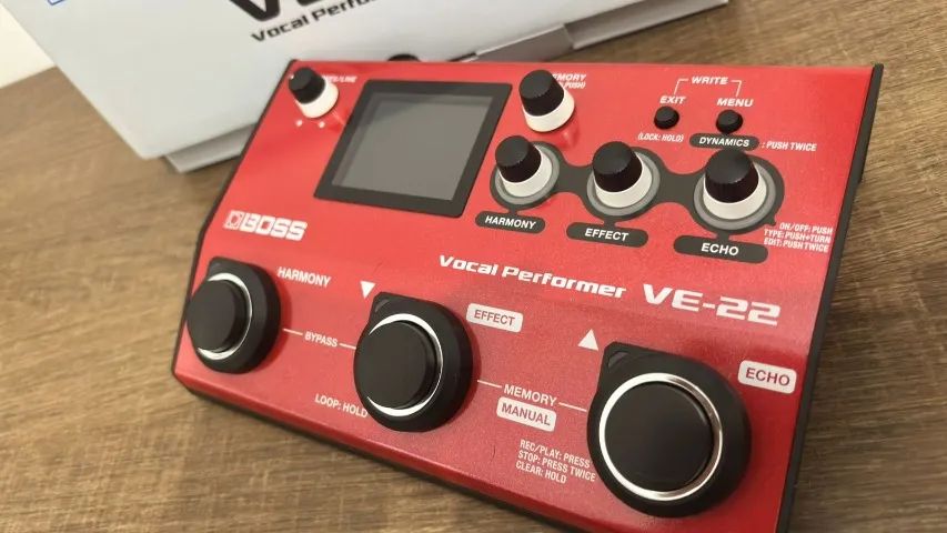 BOSS VE-22 Vocal Performer | Processador Multiefeitos para Voz e