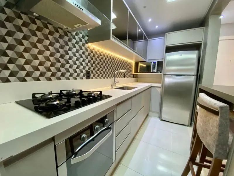 APARTAMENTO SEMIMOBILIADO COM 1 SUÍTE + 1 QUARTO NO SOUZA CRUZ