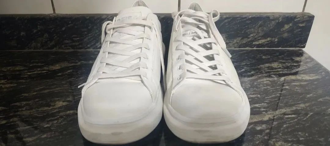 Tênis de couro branco REISE RS3 Original - Foto 2