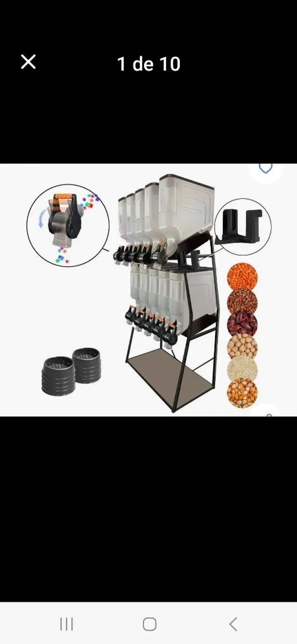 Balança digital + dispenser 