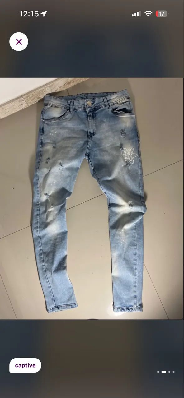 Calça jeans Captive Criminal - Foto 2