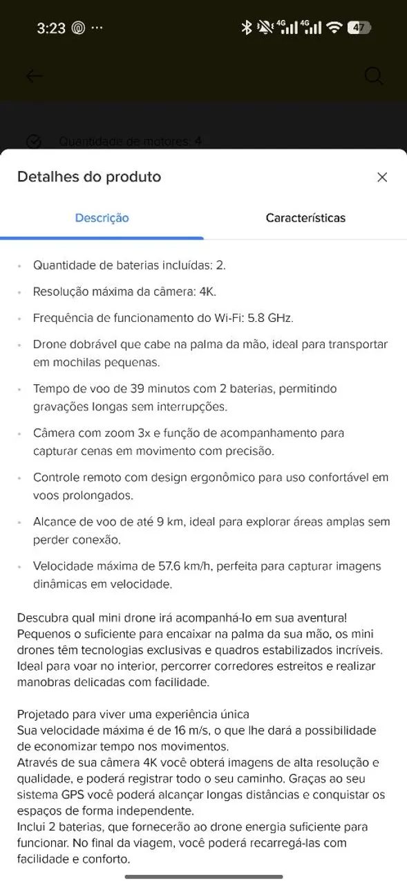 Drone Xiaomi Fimi X8 mini V2 4k laranja 2 baterias plus - Foto 2