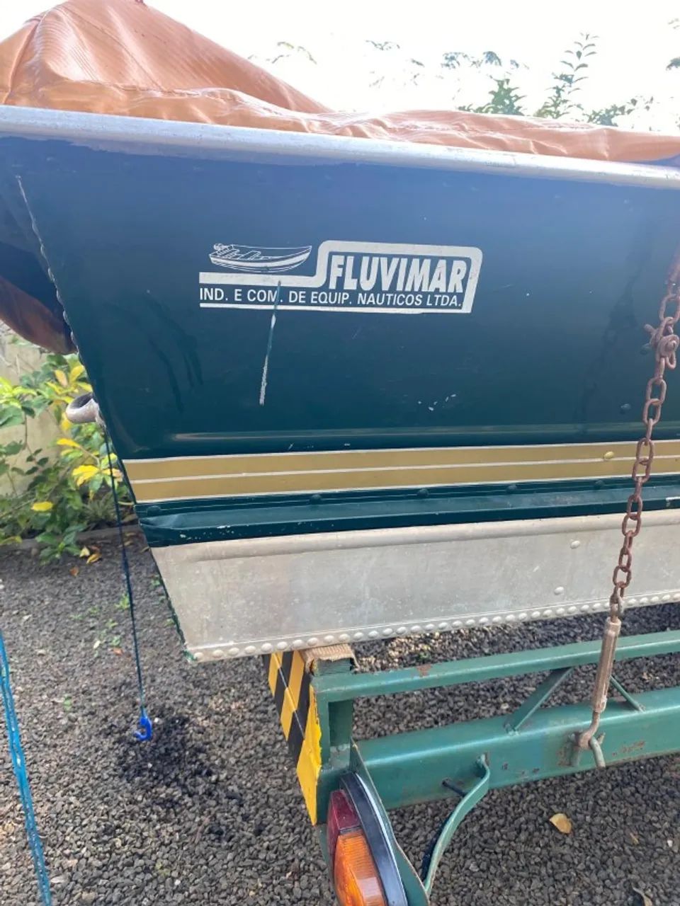 Barco Fluvimar, Motor Yamaha 25 HP 2 tempos e Carreta - Foto 4