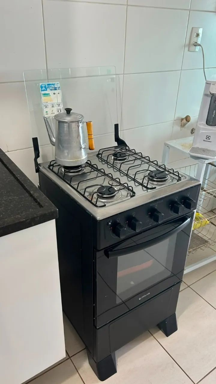 Fogão 4 bocas acendimento automatico