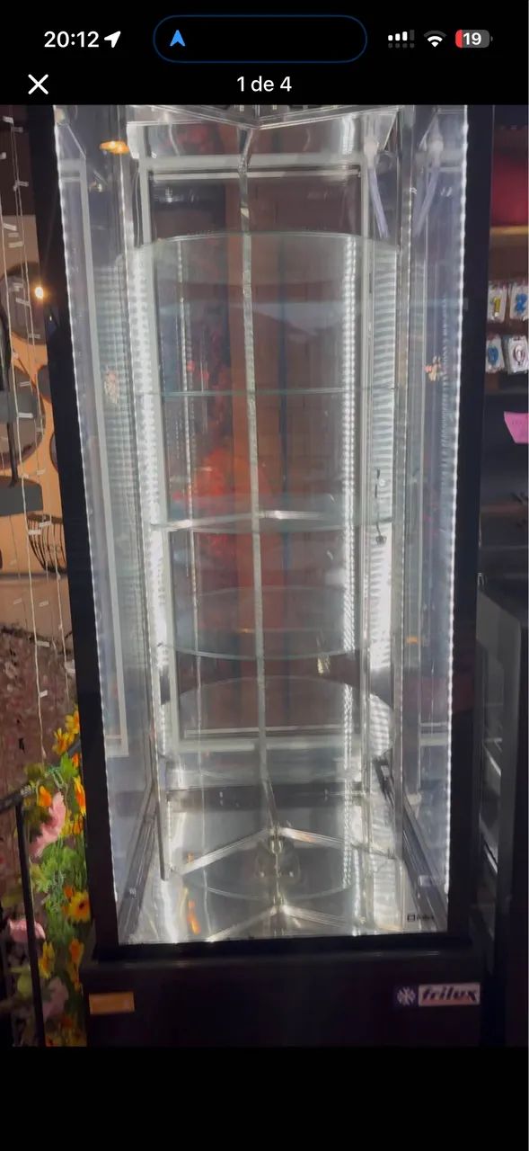 Vitrine expositora giratória marca frilux refrigerada - Foto 4