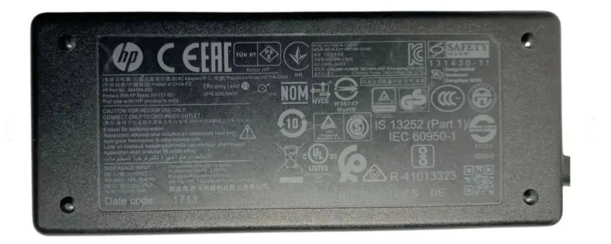 Fonte Notebook HP Original 45W - 19,5V - 2.31A | Hstnn-ca40 (USADO) - Foto 2