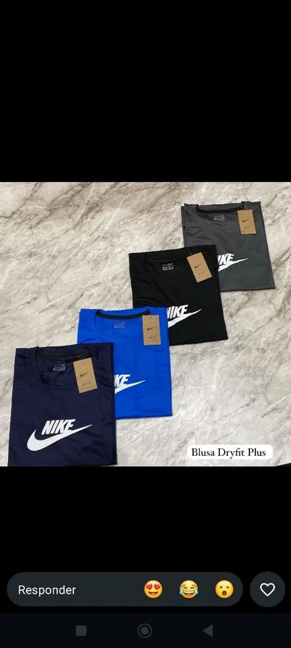 camisas dry fit plus sizes do g1 ao g6 - Foto 2