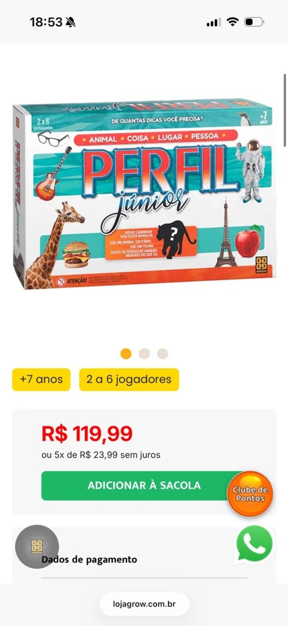 Jogo perfil Júnior  - Foto 2