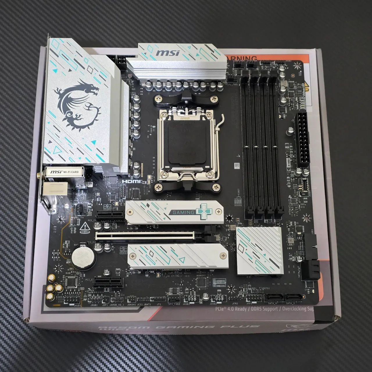 Placa Mãe MSI B650M Gaming Plus WIFI - COM 2 ANOS DE GARANTIA - Foto 2
