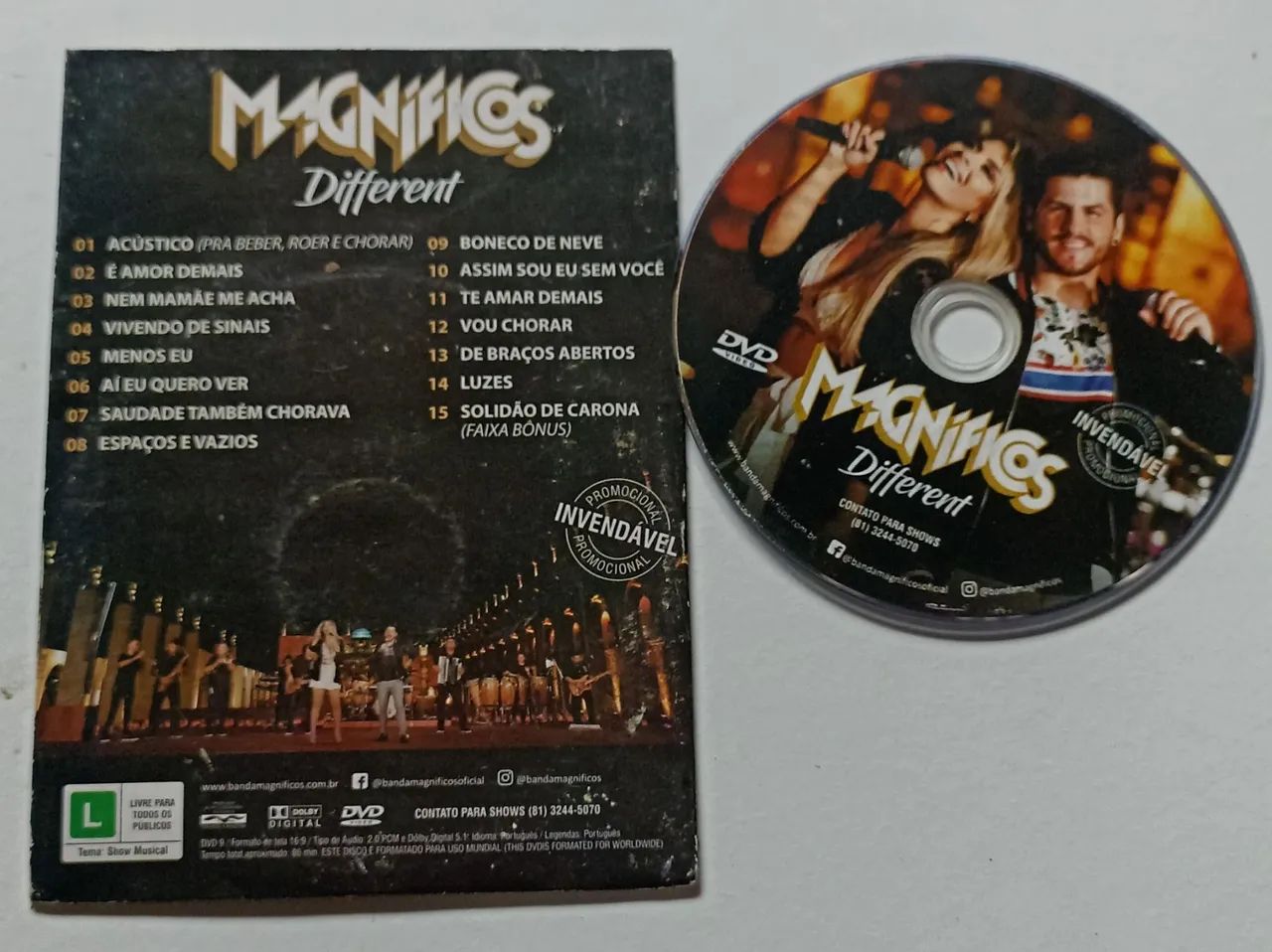 DVD banda Magníficos - Different - Foto 2