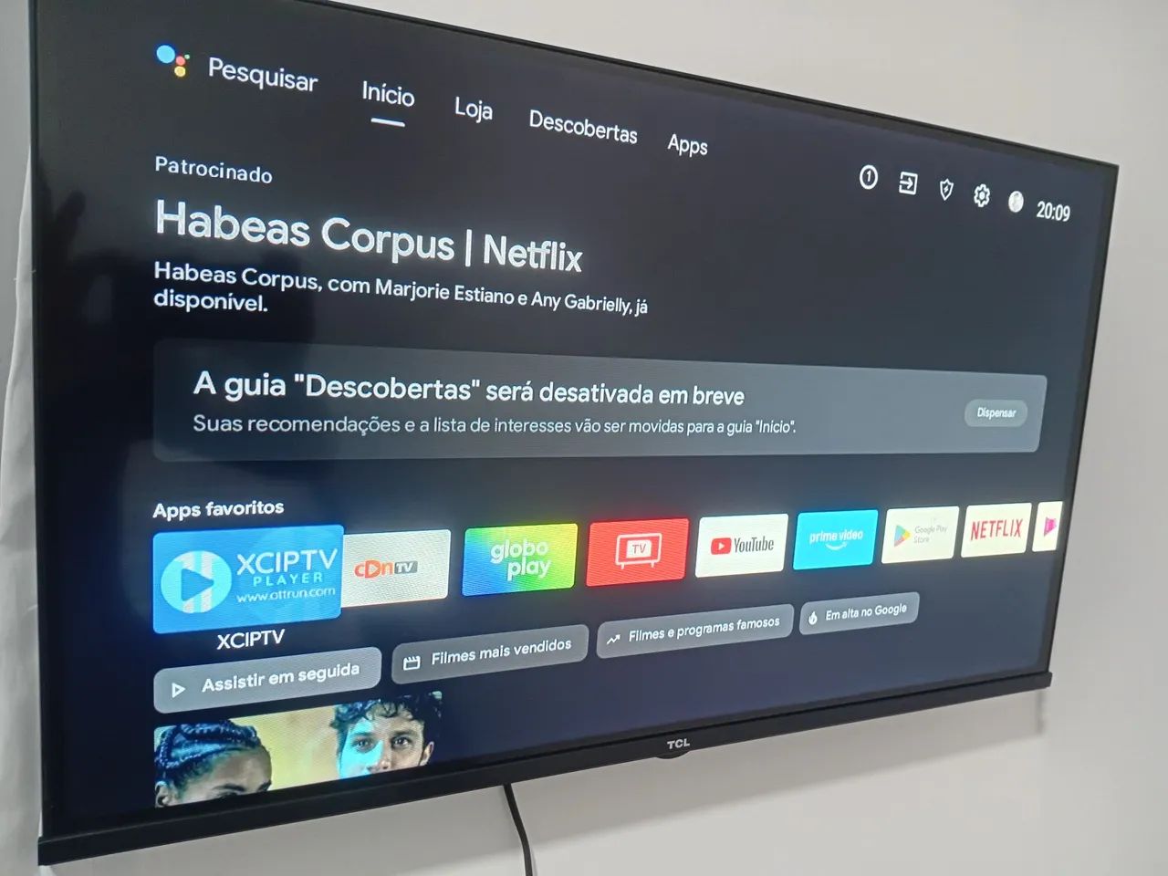 Tv tcl  Android 32 p