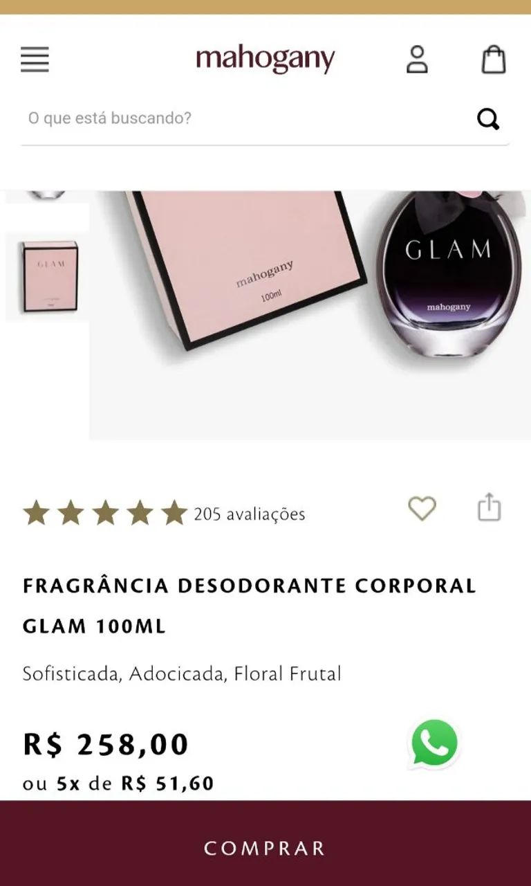 Perfume Glan Mahogany