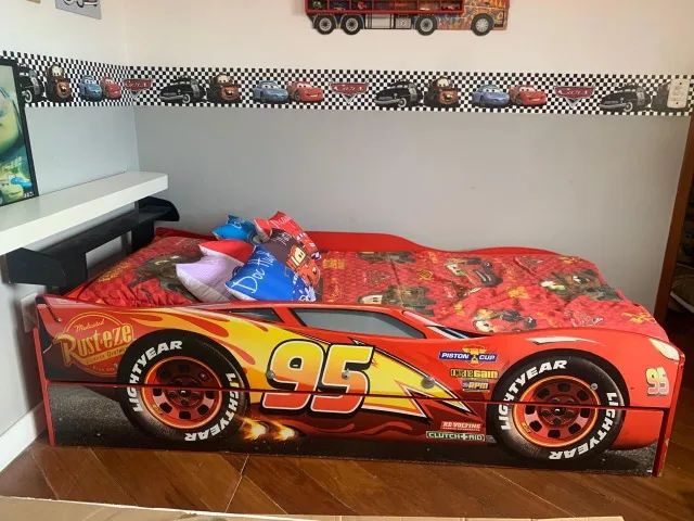 Bicama Infantil Carros McQueen - Ótimo Estado - Foto 2