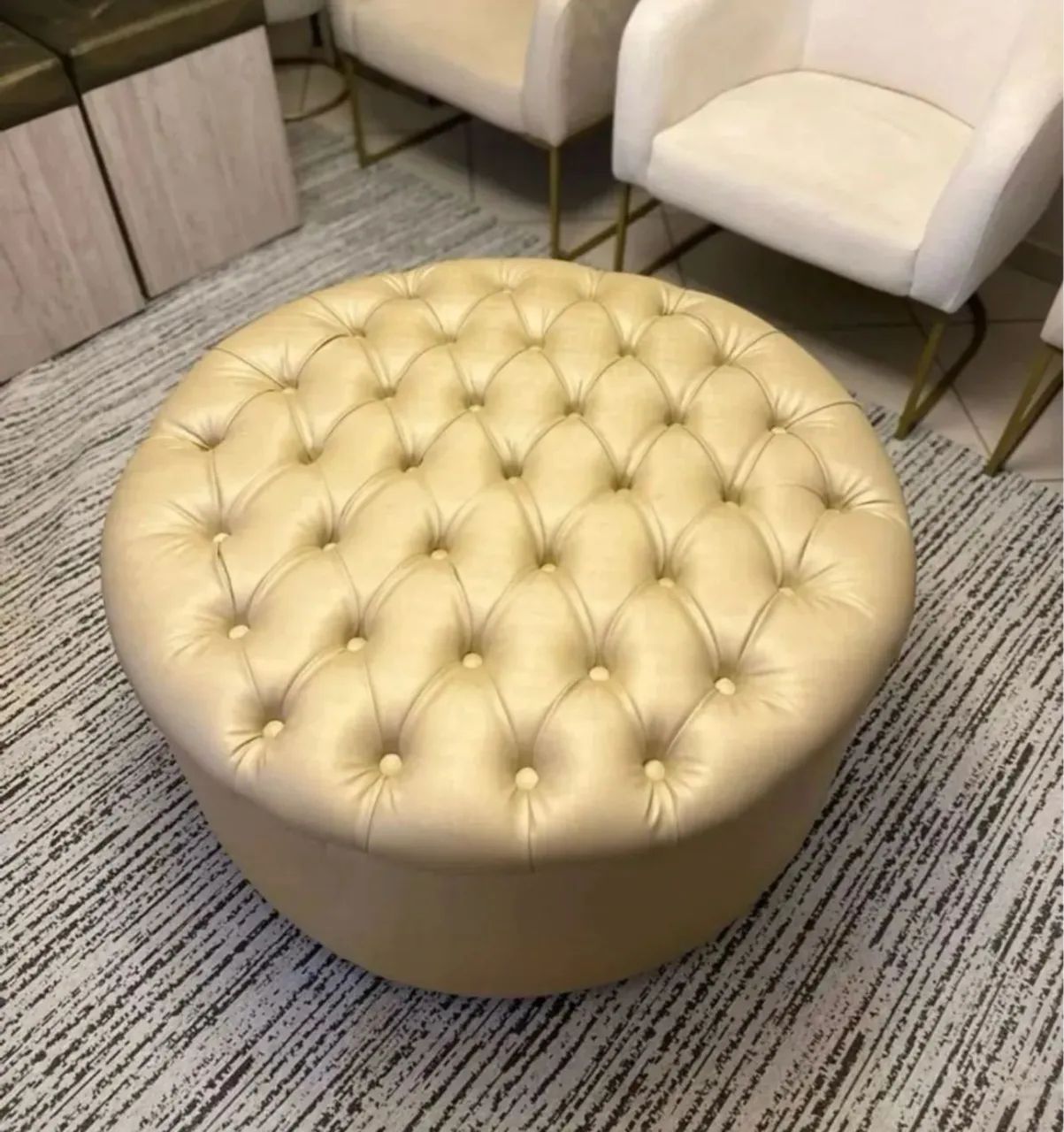 Beautiful Tufted Pouf