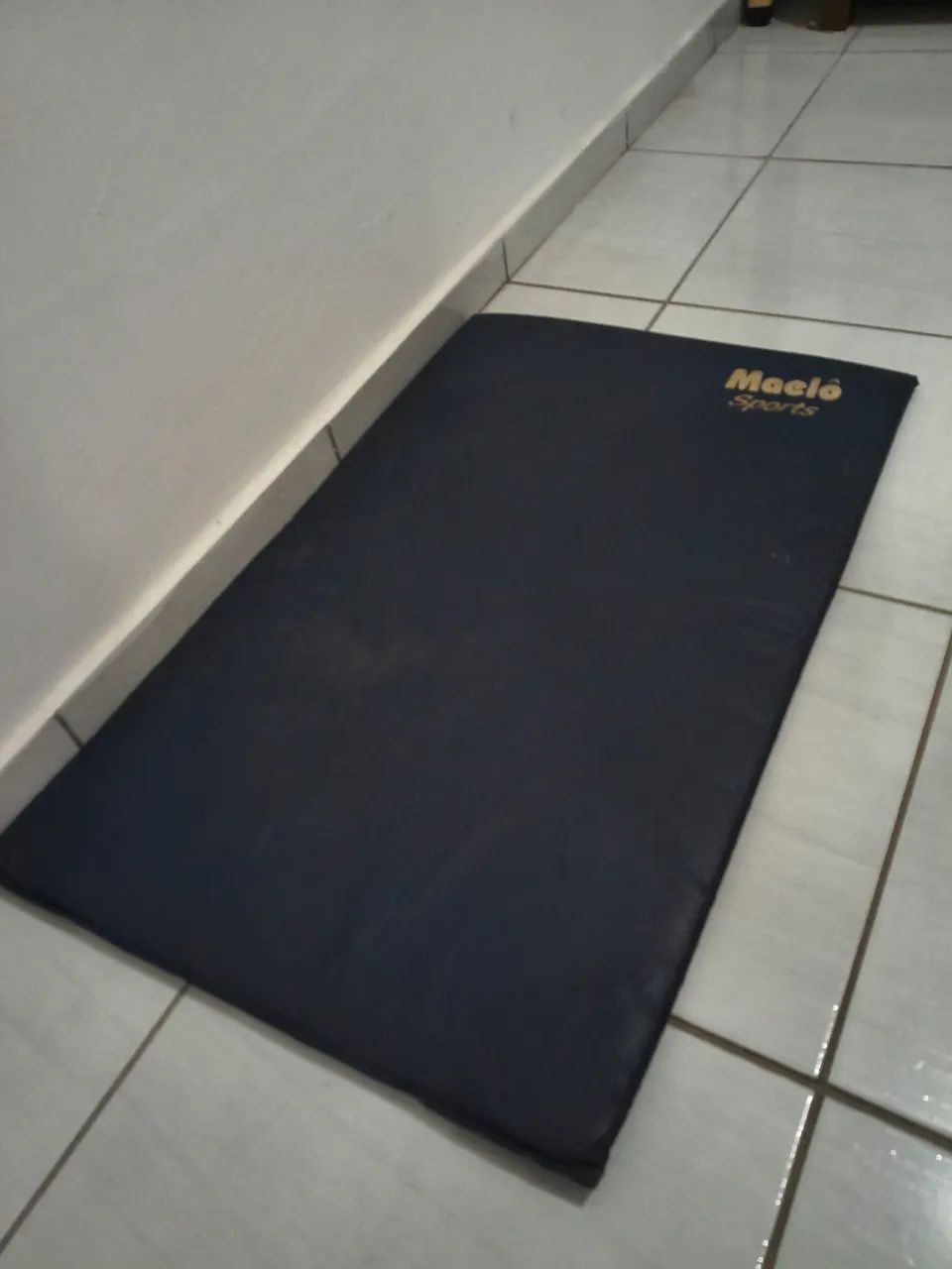 Colchonete de ginástica Maelô Sports 90x60cm (azul marinho) - Foto 2