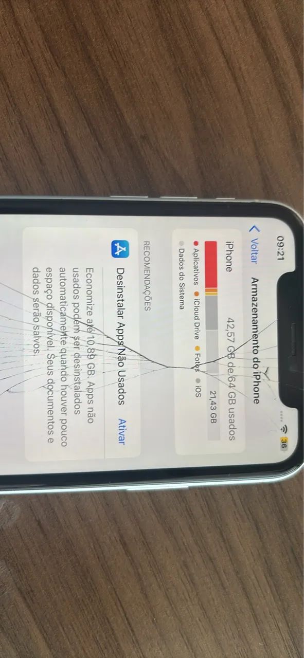 iPhone XR 64GB Branco - Face ID Funcional - R$ 450 - Foto 3