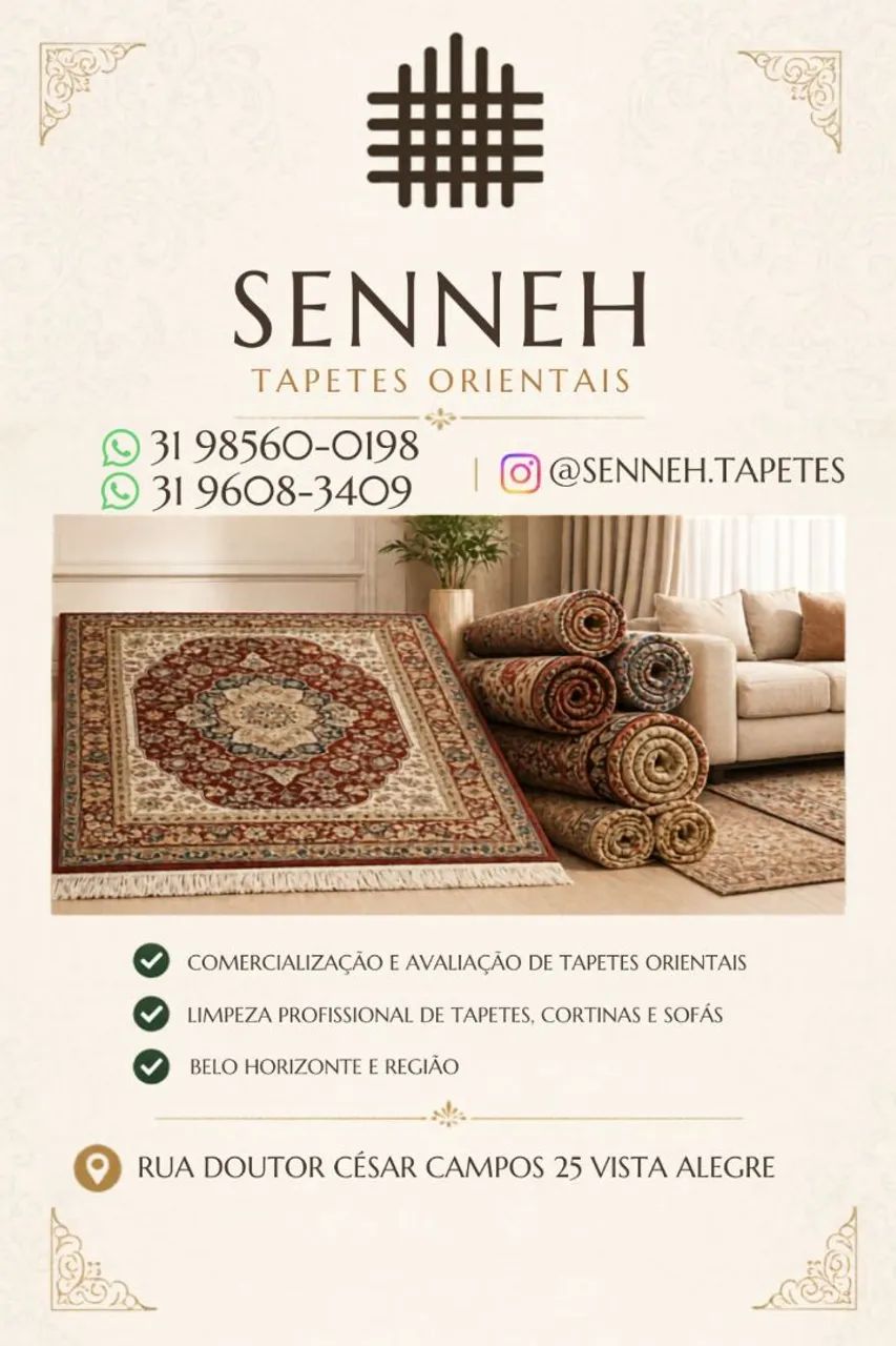 SENNEH Tapetes Orientais