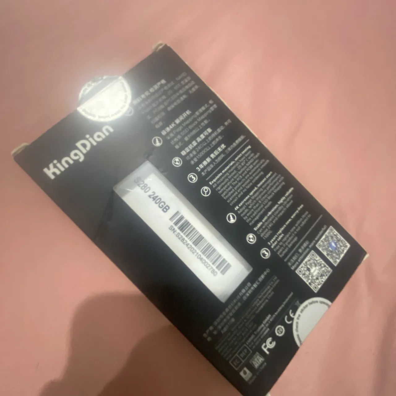 Vendo um ssd240 gb 
