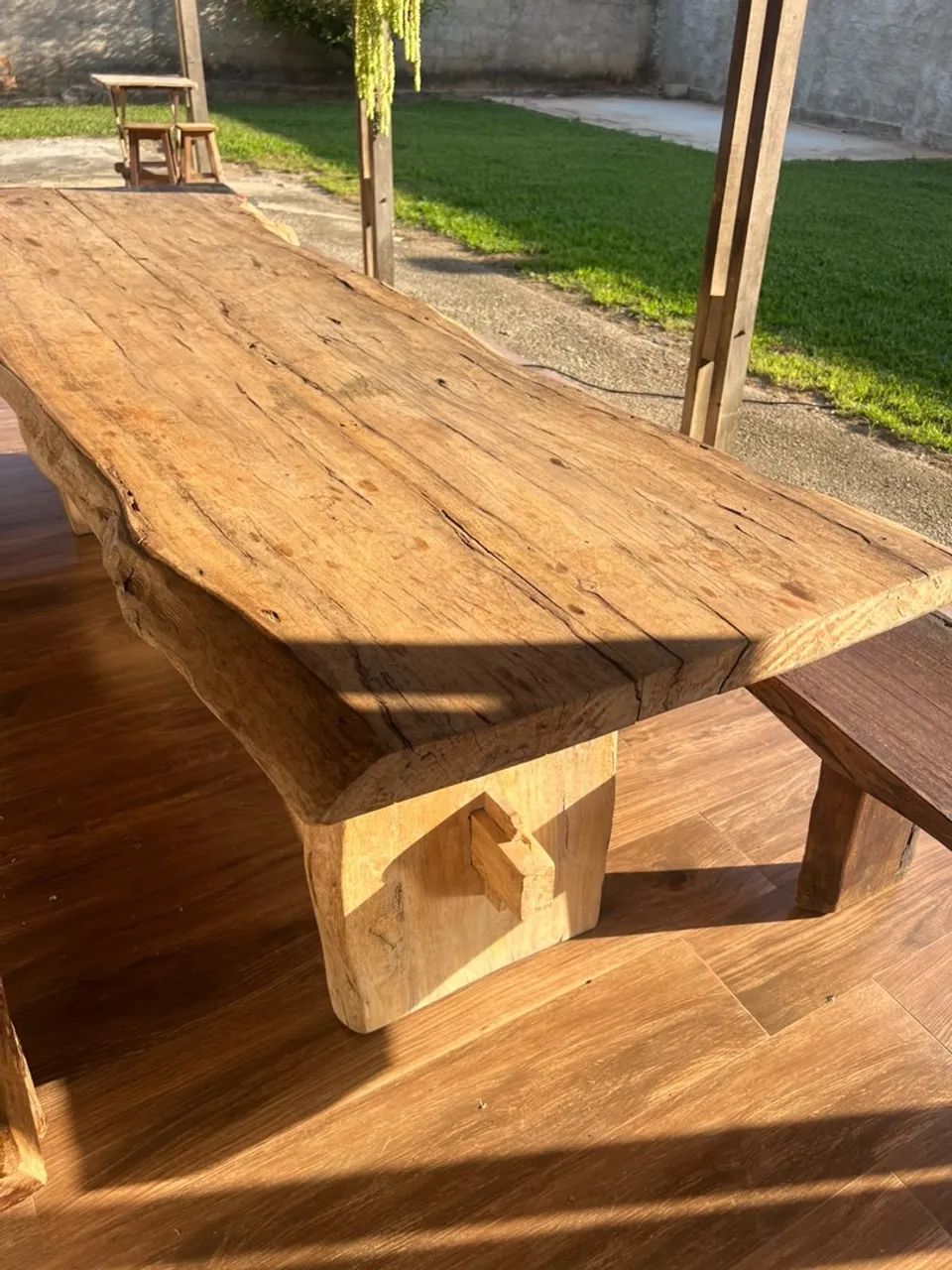 Mesa de madeira angá  - Foto 5