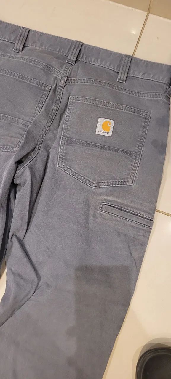 Calça carhartt relaxed fit cinza