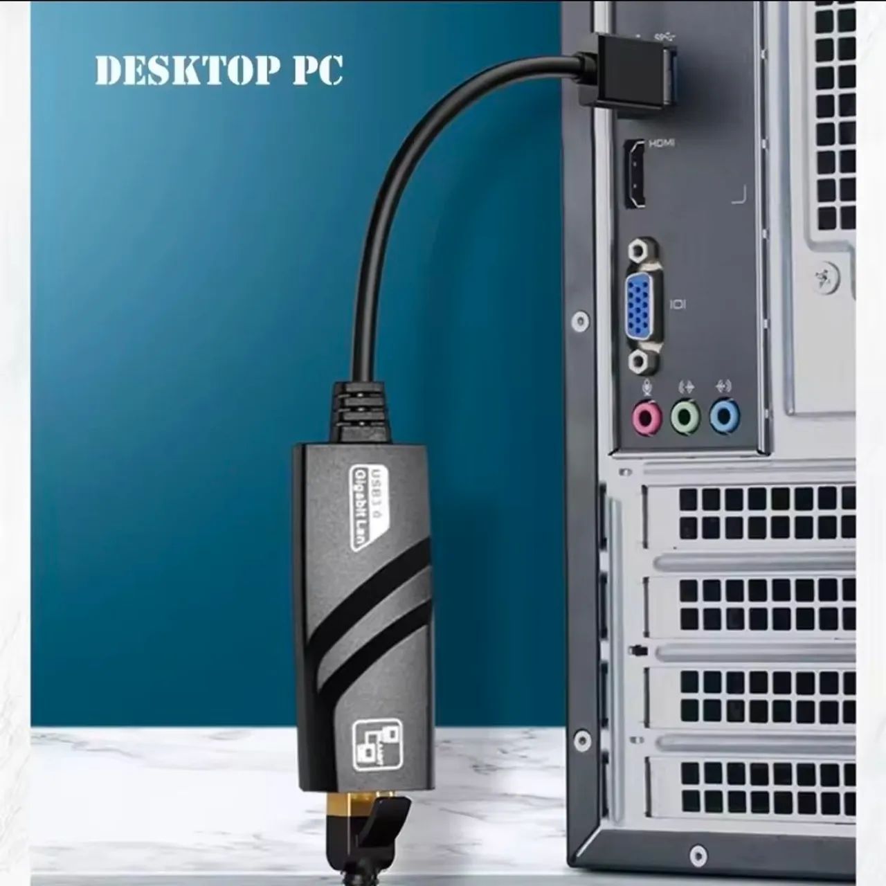 Adaptador USB para RJ45 1000rbps - Foto 5