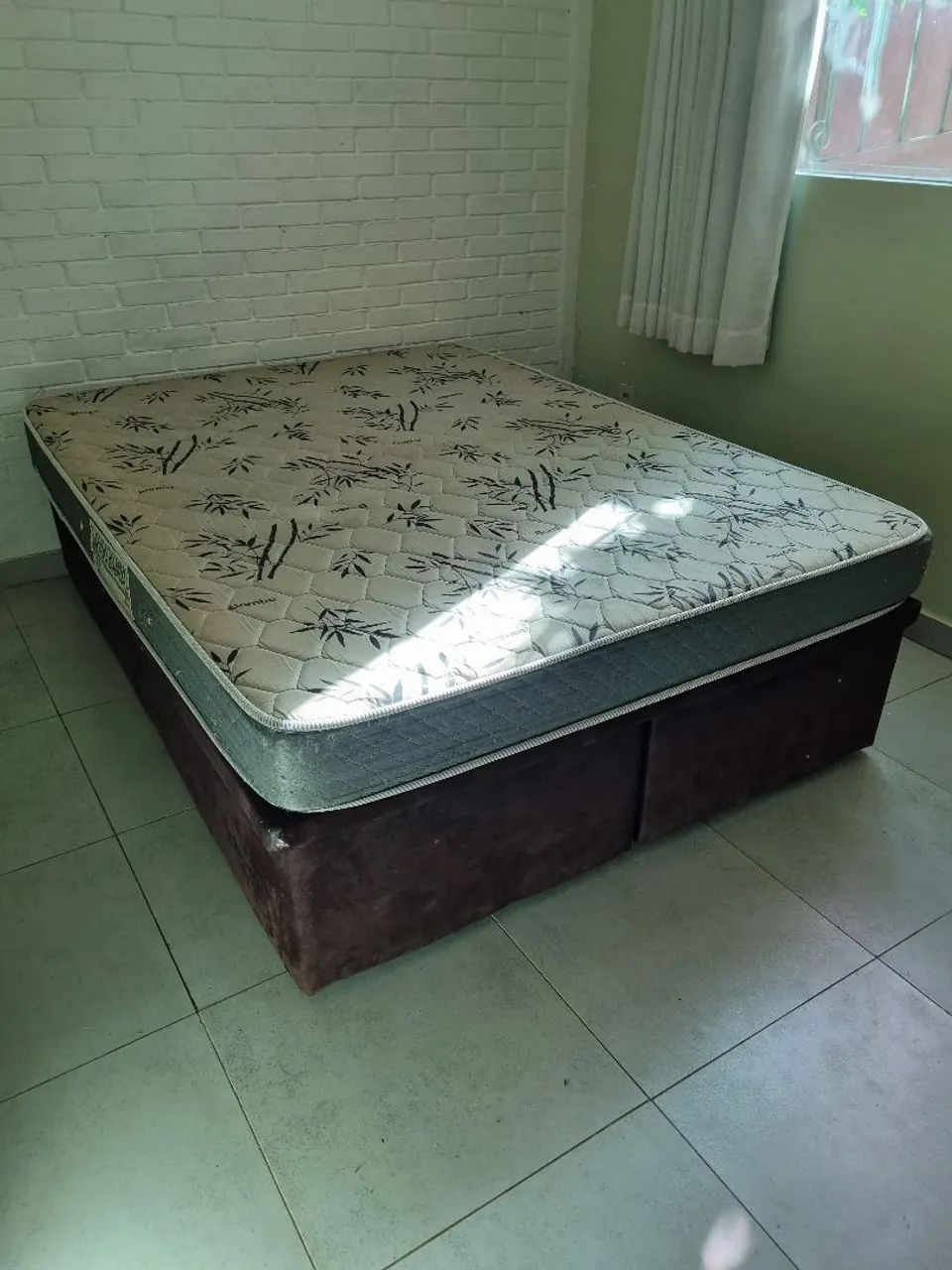 Cama baú casal Ortobom alta qualidade 