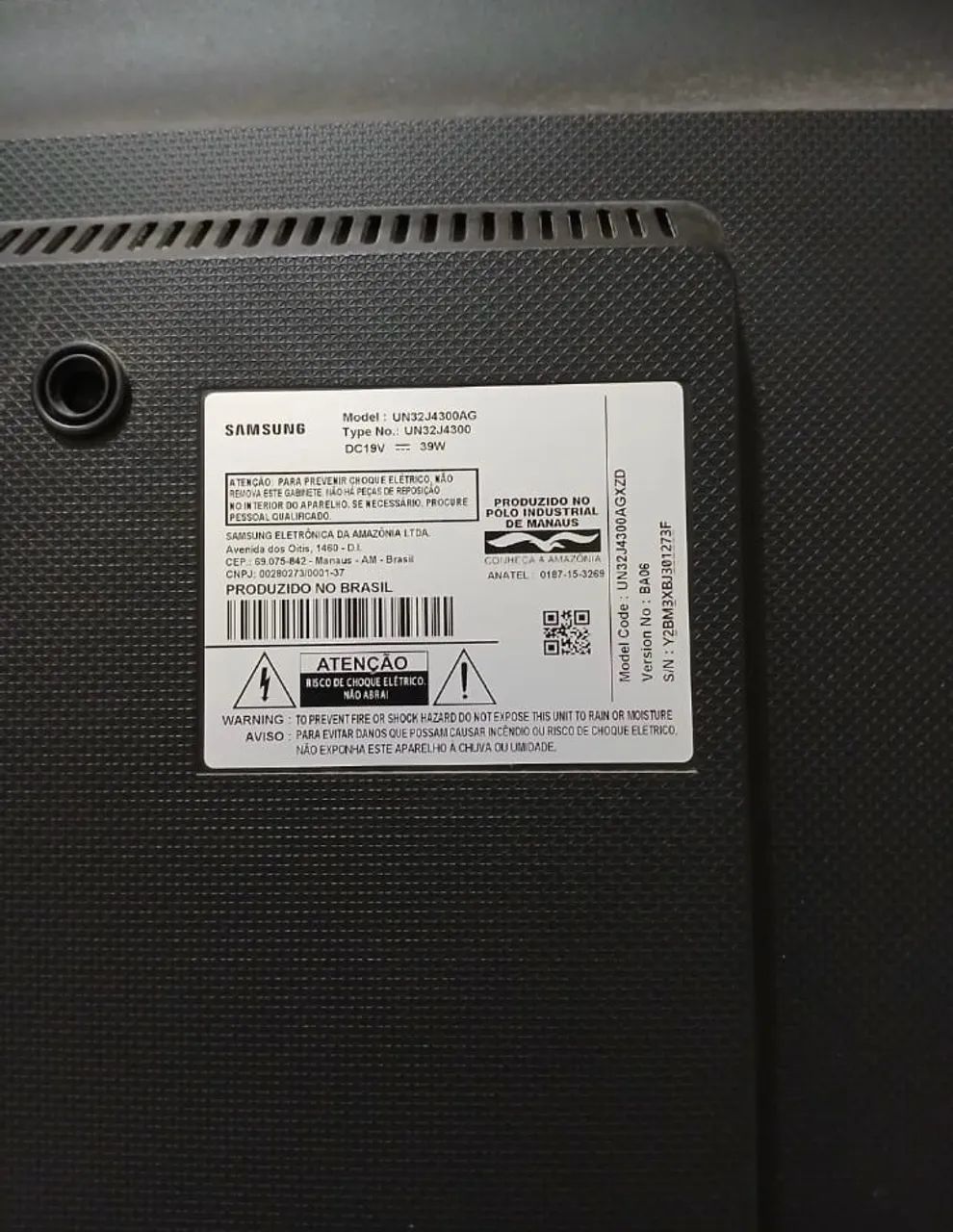 Vendo Smart TV Samsung de 32 polegadas, modelo UN32J4300AG. - Foto 2