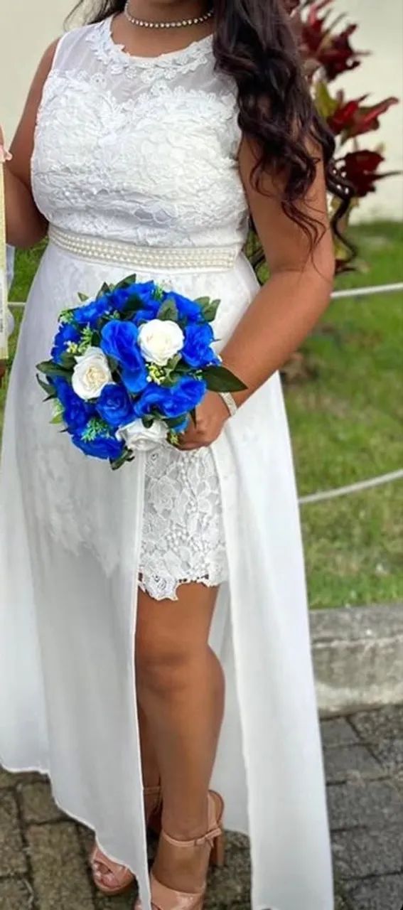 Vestido de casamento civil 