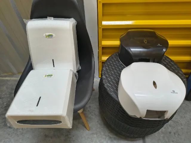 DISPENSER PAPEL TOALHA E HIGIÊNICO 