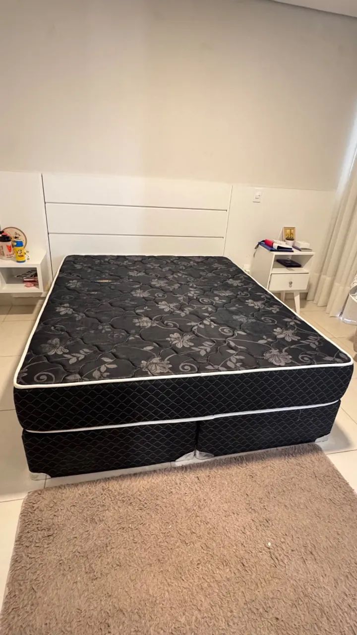 Cama box casal - colchão e base  - Foto 2