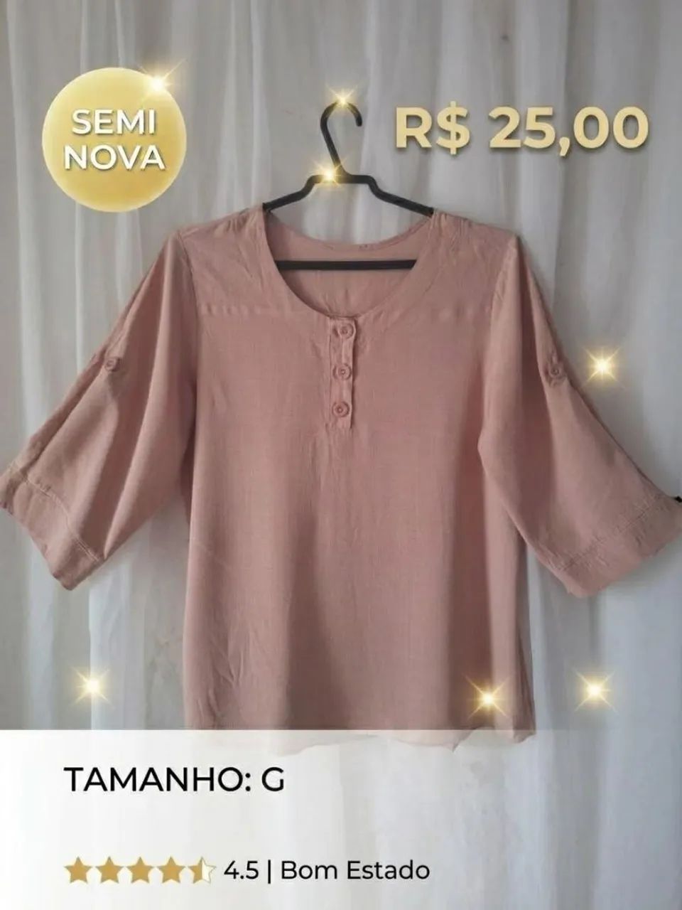 Camisas  femininas  - Foto 4