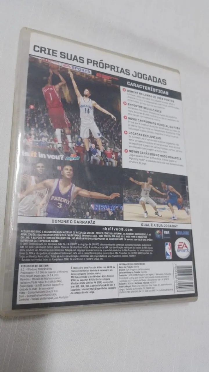  Jogo De PC NBA Live 08 ( 17962 ) - Foto 2