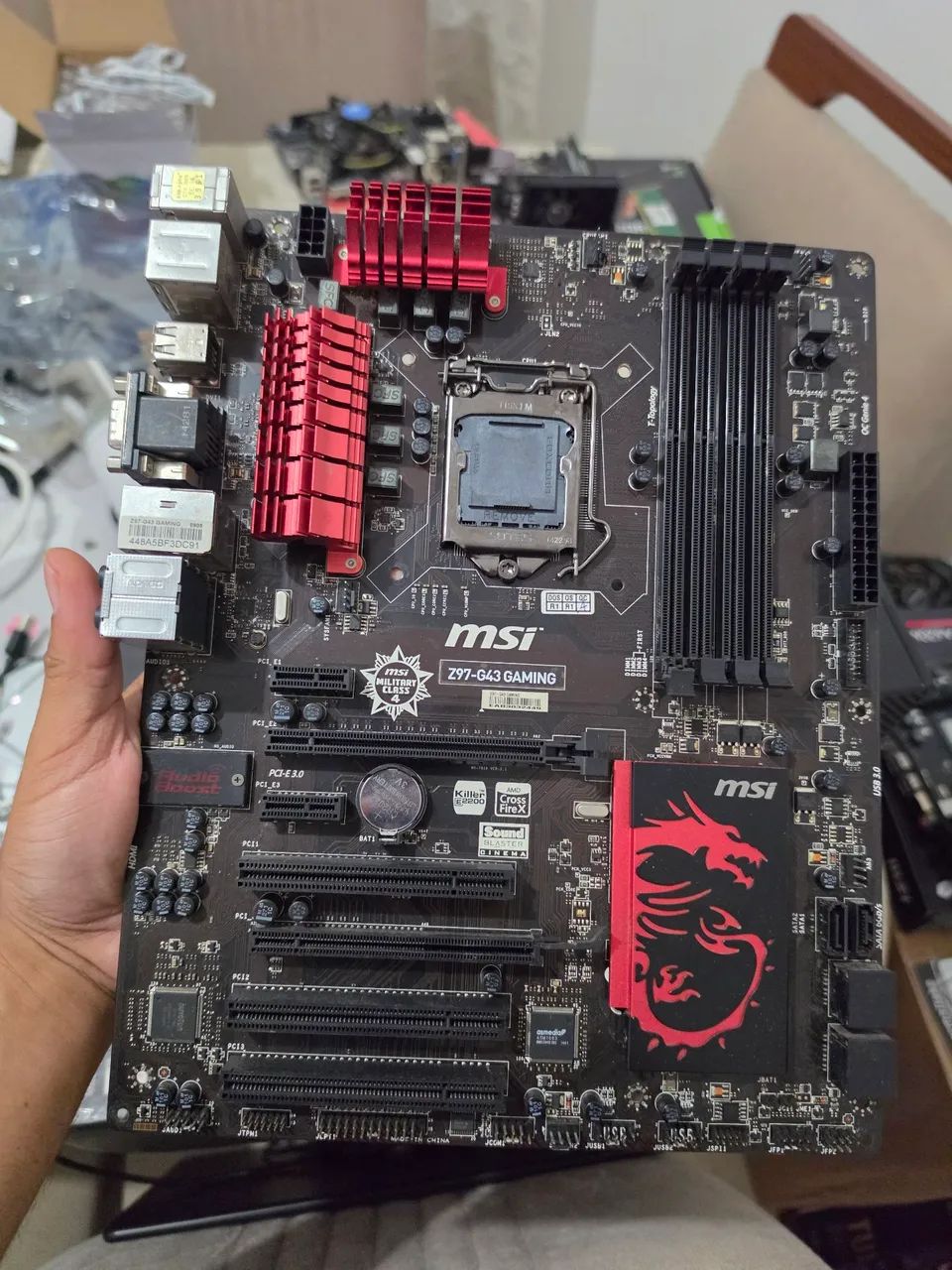 Placa mãe Intel 4°Gen - Z97 Msi<br>Relíquia 