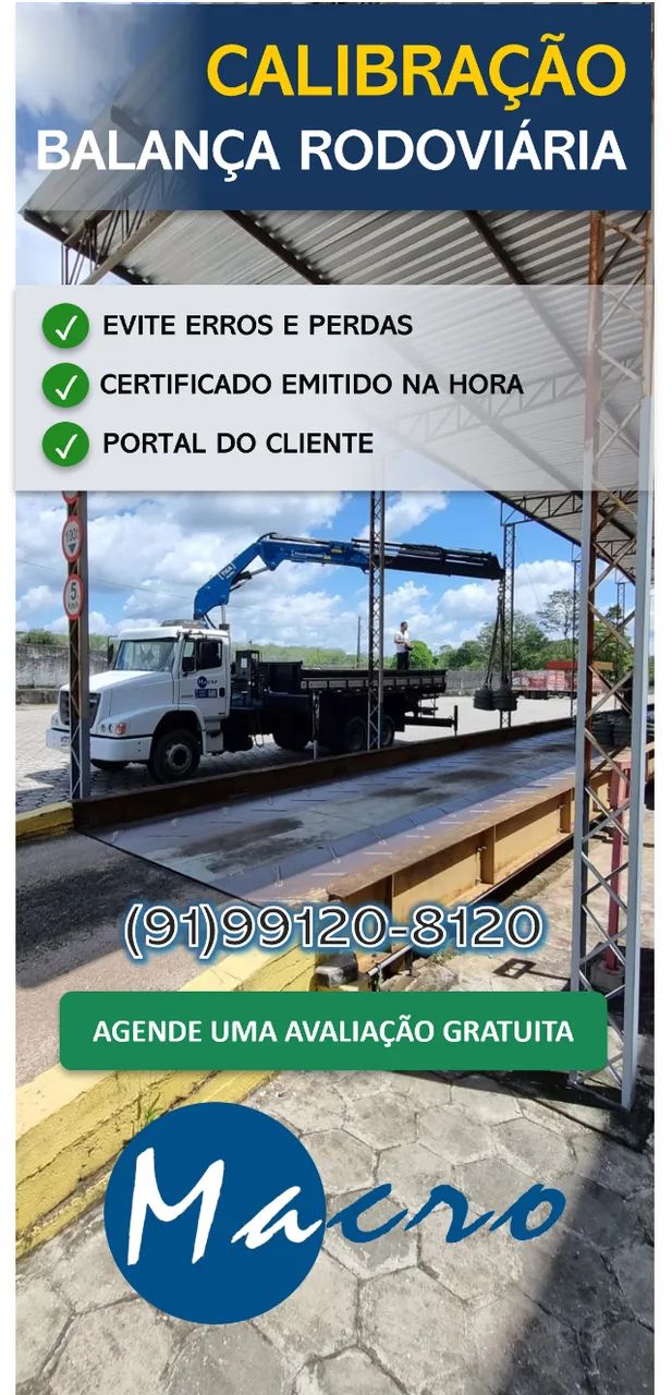 Manutenção e Calibração de Balanças Rodoviárias