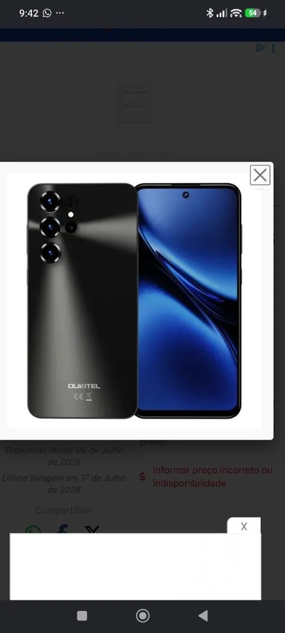 Smartphone Oukitel C68 DS NFC 8/512GB 7.2" 48/8MP - - Foto 4