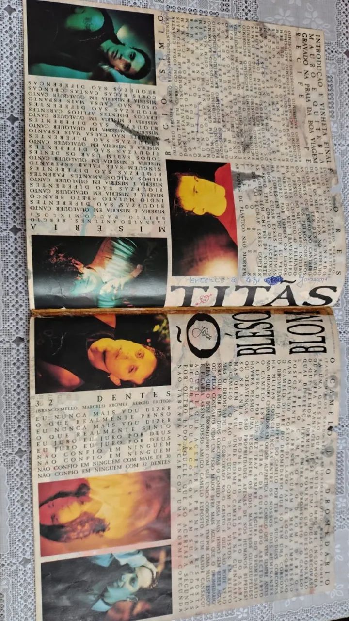 Vinil do Titãs - Õ Blésq Blom - Foto 3
