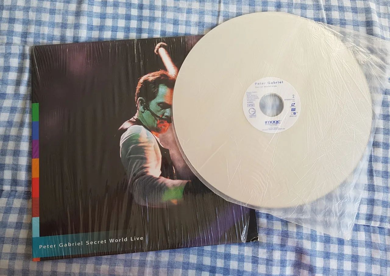 LD Laser Disc - Peter Gabriel - Secret World Live 1994 - CDs, DVDs